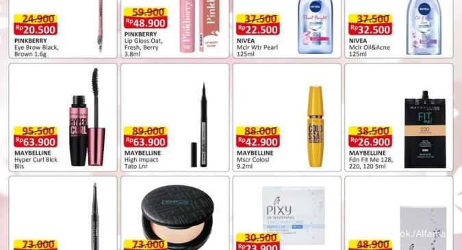 Promo Alfamart Beauty Fair Sambut Hari Raya, Aneka Makeup dan Skincare Diskon s/d 40%