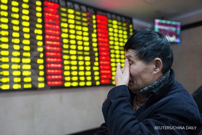 Bursa China bergerak liar 