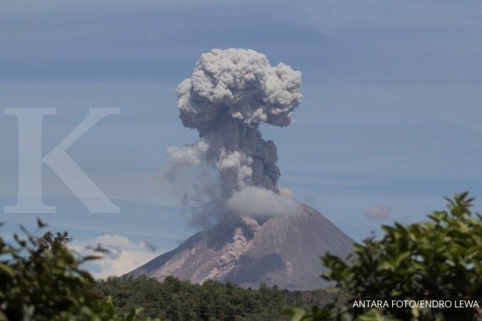 Gunung Sinabung luncurkan 19 kali awan panas