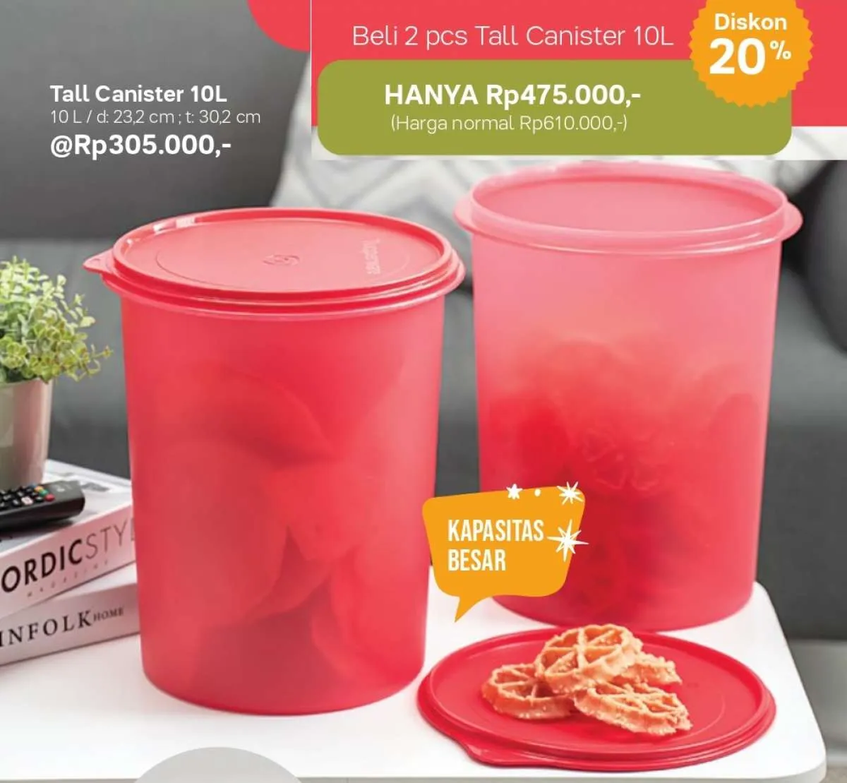 Promo Tupperware Desember 2020, persiapan sambut Natal dan Tahun Baru