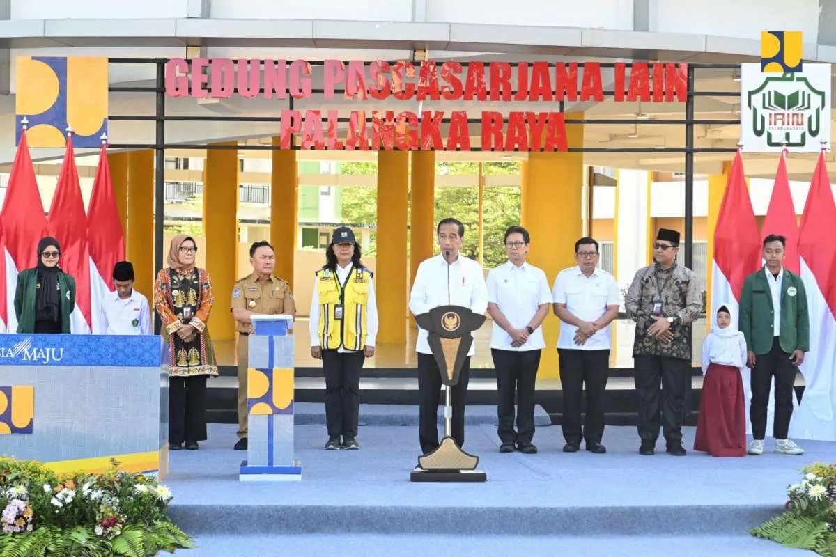 Presiden Jokowi Resmikan Pembangunan Sarana dan Pendidikan di Kalimantan Tengah