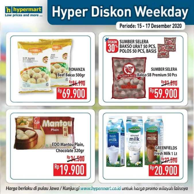 Promo Hypermart weekday 15-17 Desember 2020 