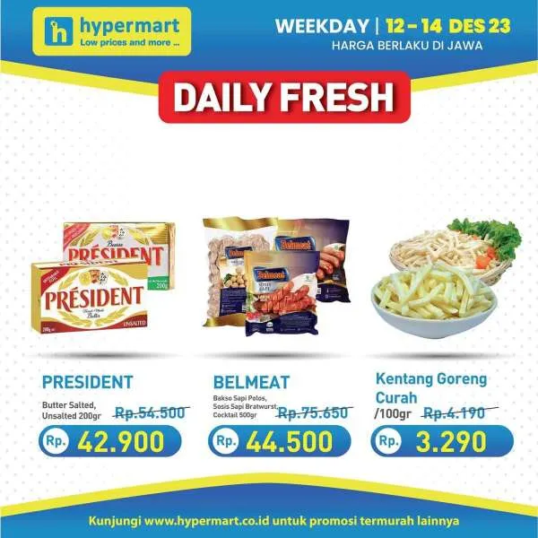 Promo Hypermart Hyper Diskon Weekday Periode 12-14 Desember 2023