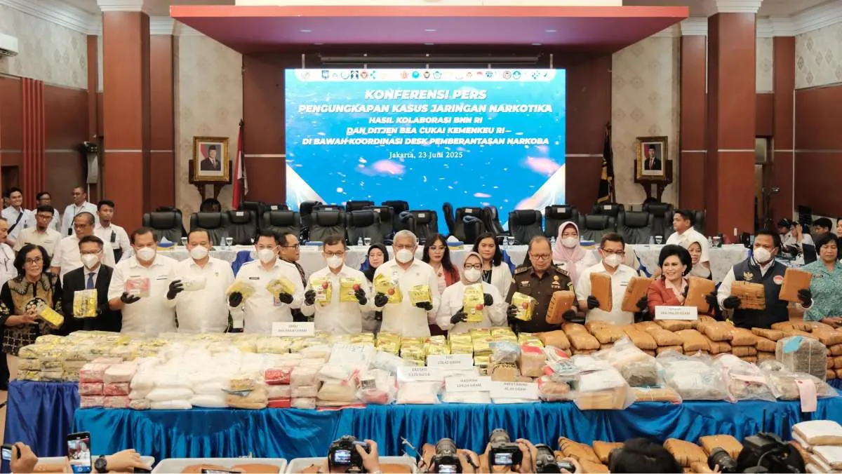 Bea Cukai Bongkar Jaringan Narkotika, Sita 683 Kg Barang Bukti dan Rp 26 Miliar Aset