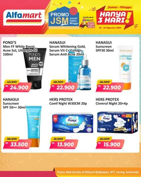 Promo JSM Alfamart Periode 22-24 Agustus 2025