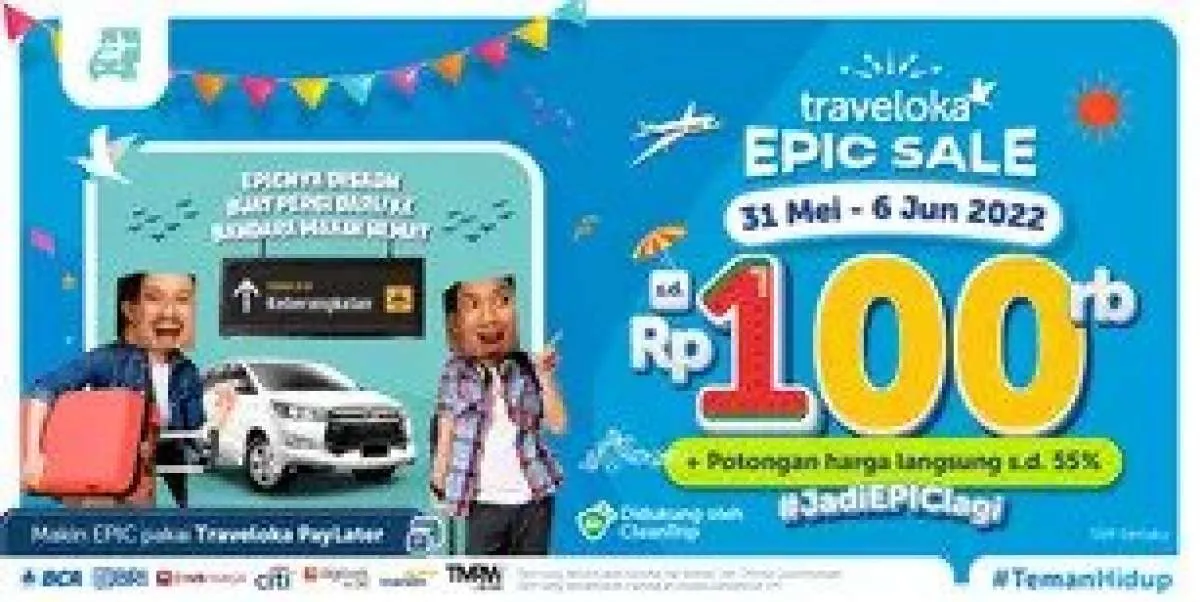 Promo Epic Sale Traveloka, Diskon Antar Jemput Bandara Hingga Rp 100.000