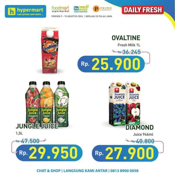 Promo JSM Hypermart Hyper Diskon Weekend Periode 9-12 Agustus 2024