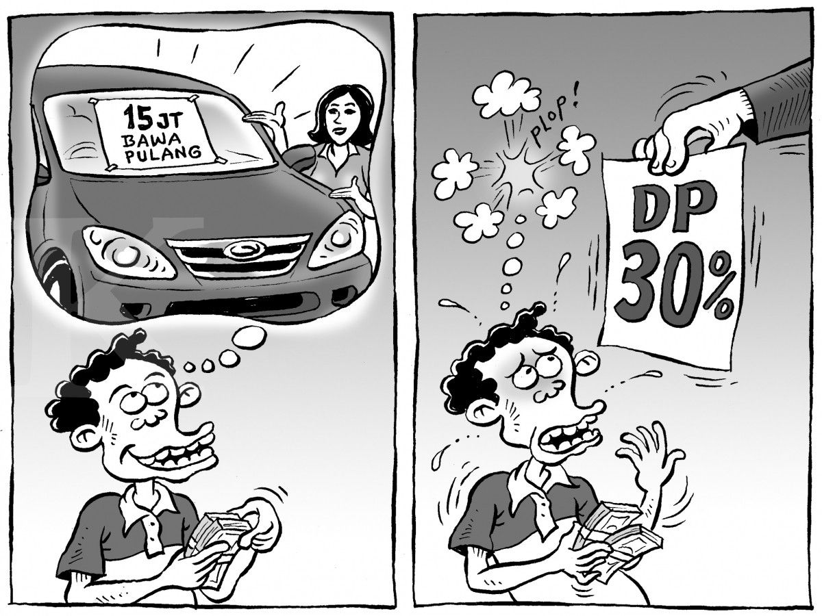 DP Mobil Naik, Impian Punya Mobil Batal
