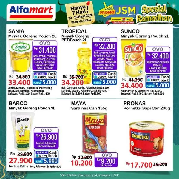 Promo JSM Alfamart Hanya 7 Hari Periode 20-26 Maret 2024