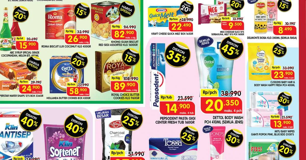 Promo Superindo Periode 4-7 April 2022, Aneka Produk Diskon s/d 50%