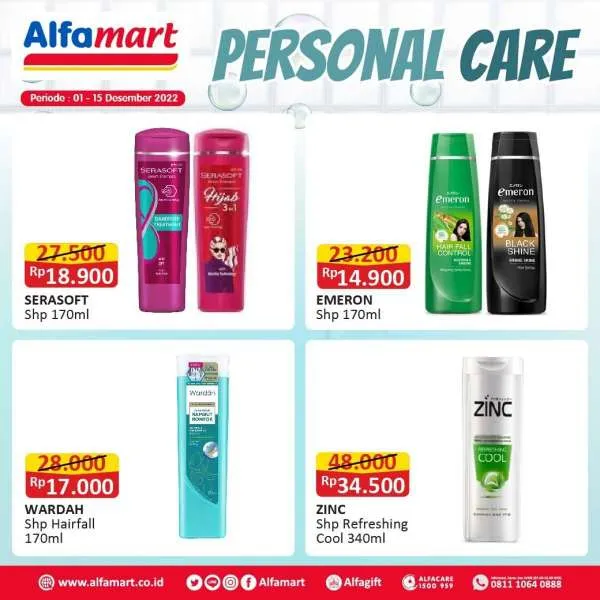 Promo Alfamart Personal Care 1-15 Desember 2022