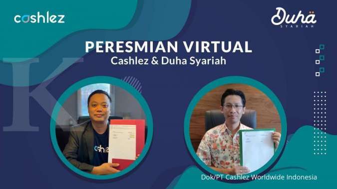 Hadirkan Layanan Syariah, Cashlez Gandeng Duha Syariah
