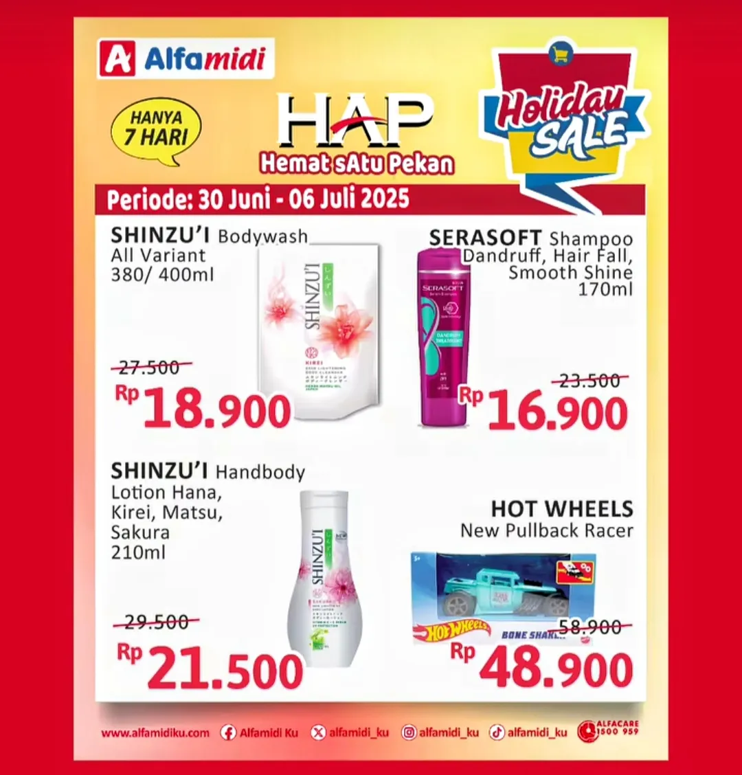 Promo Alfamidi Hemat Satu Pekan Periode 30 Juni-6 Juli 2025