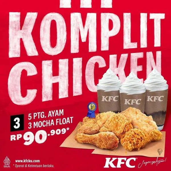 Promo KFC Paket Komplit Chicken 24-25 November 2022