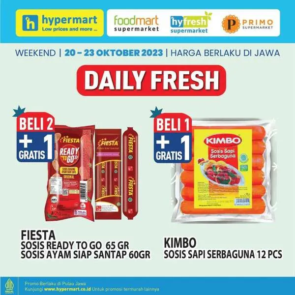Promo JSM Hypermart Hyper Diskon Weekend Periode 20-23 Oktober 2023