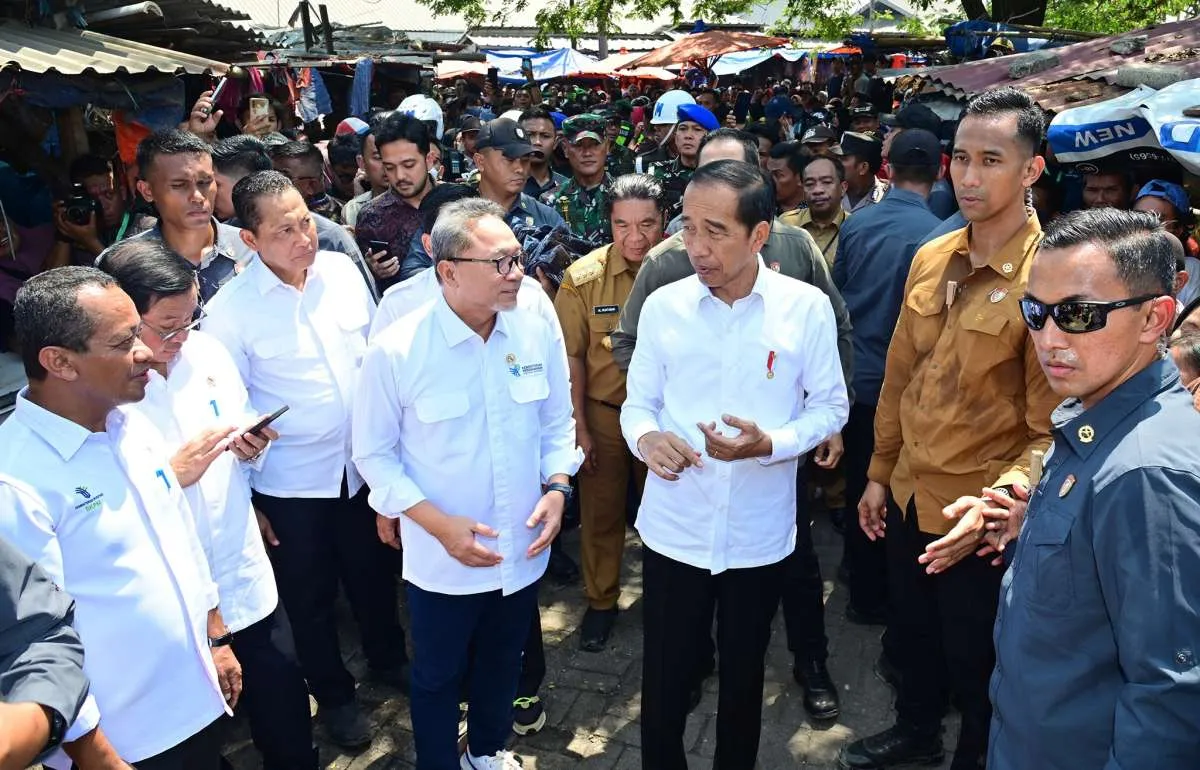 Dampingi Presiden RI Cek Bapok di Cilegon, Mendag: Presiden Lihat Harga Bapok Baik