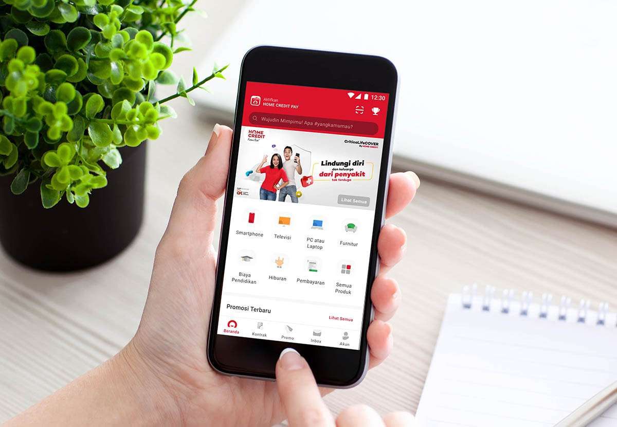 Pembiayaan Elektronik Home Credit Menyala
