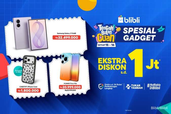 Promo Gadget Tengah Bulan Blibli, Ada Diskon hingga 70%