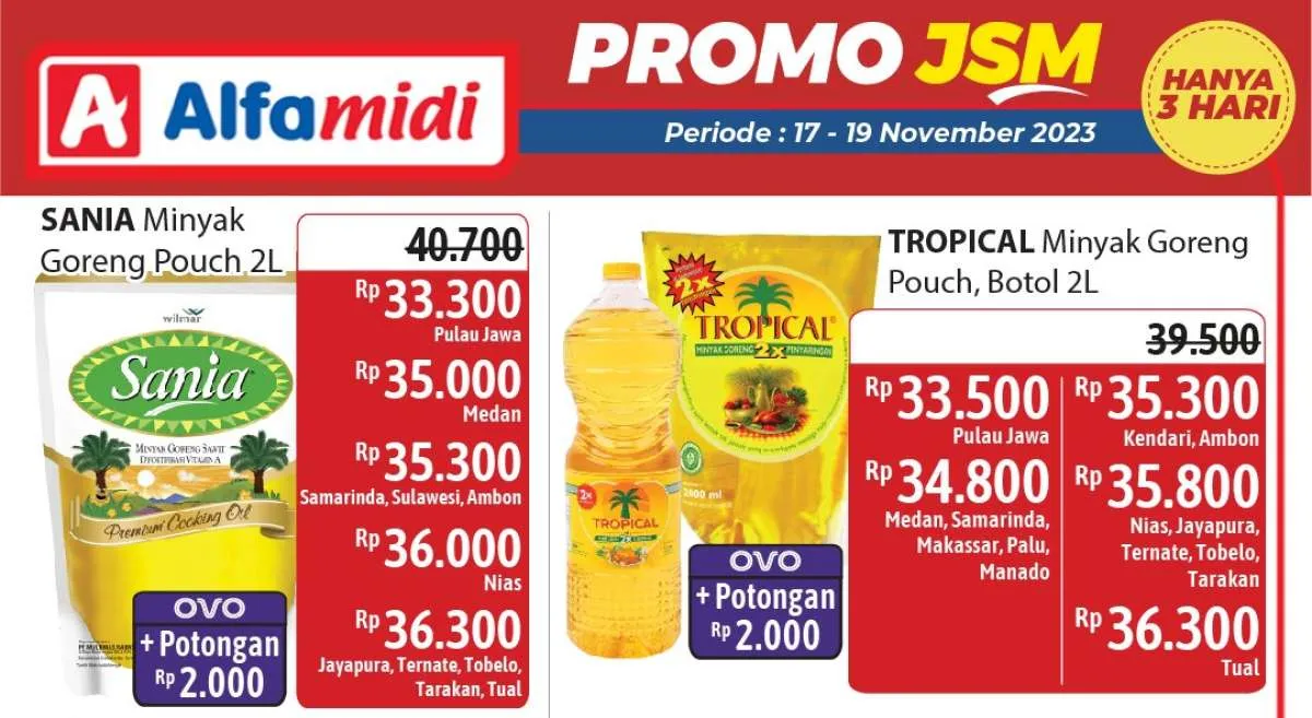 Katalog Promo JSM Alfamidi Periode 17-19 November 2023, Ada Promo Beli 2 Gratis 1!