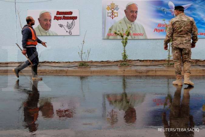 Paus Fransiskus tiba di Irak 