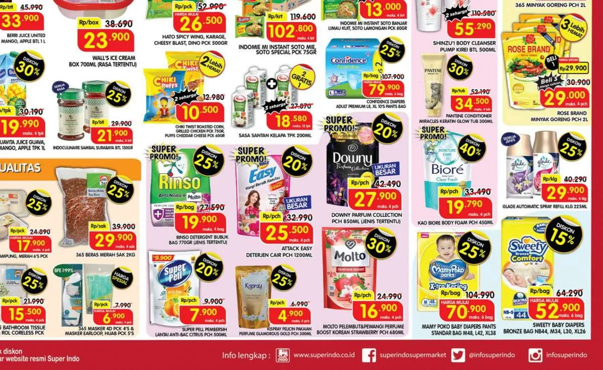 Harga Promo Superindo hingga Hari Ini 15 Desember 2022, Diskon Sebelum Akhir Pekan