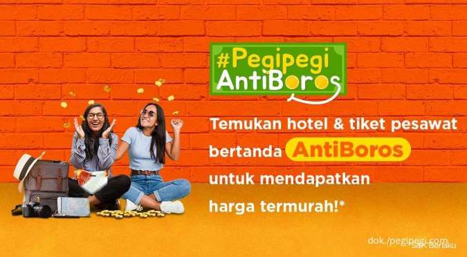 Promo PegiPegi #AntiBoros, Dapatkan Hotel & Tiket Pesawat Harga Termurah