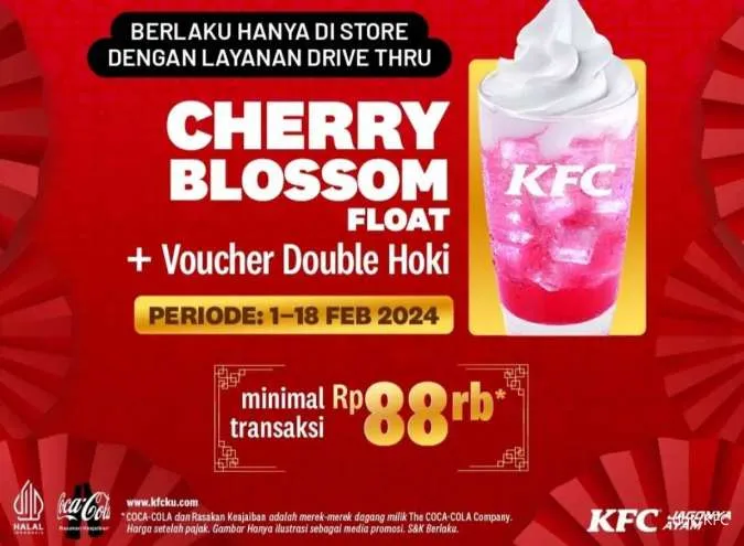 Promo KFC Double Hoki gratis via drive thru