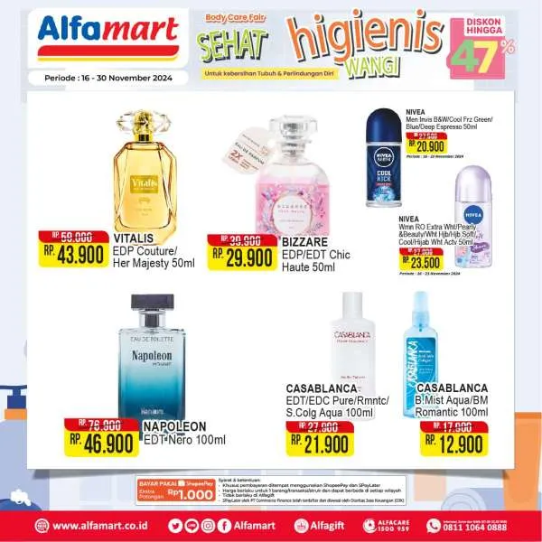 Promo Alfamart Body Care Fair Periode 16-30 November 2024