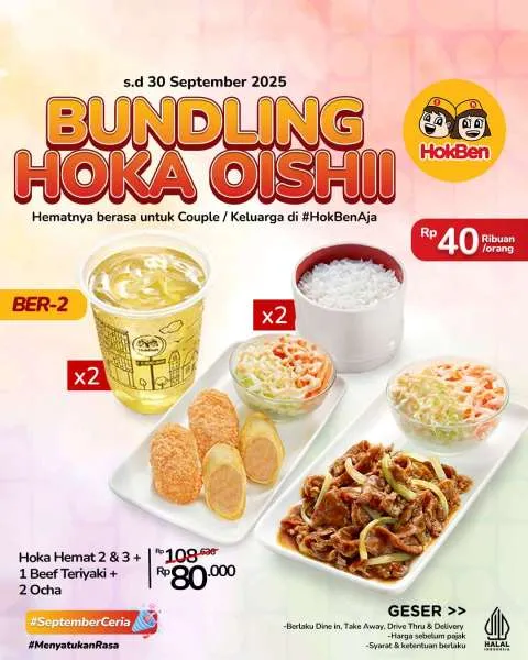 Promo Bundling Hoka Oishi Berdua September
