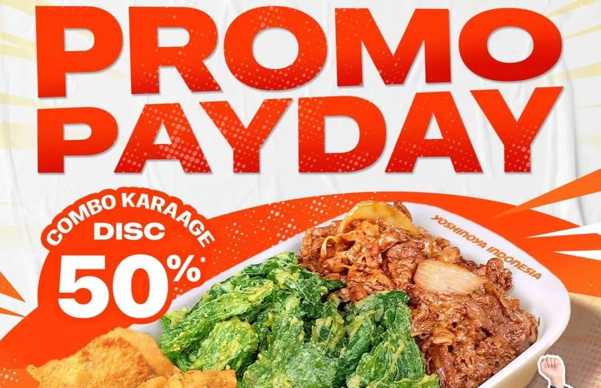 Promo Yoshinoya Payday Desember 2025, Diskon 50% di Gajian Akhir Tahun