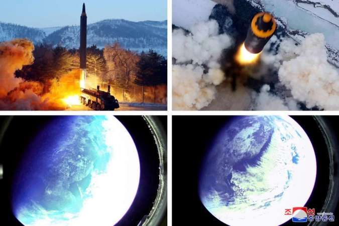 Lagi-lagi, Korea Utara Meluncurkan Rudal Balistik ICBM Hwasong-17 Tipe Baru