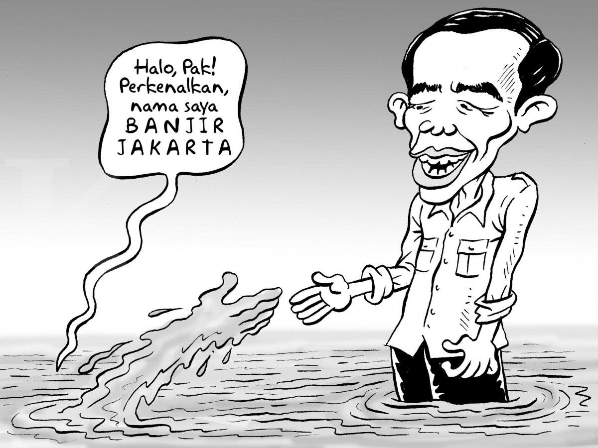 Jokowi Hadapi Banjir