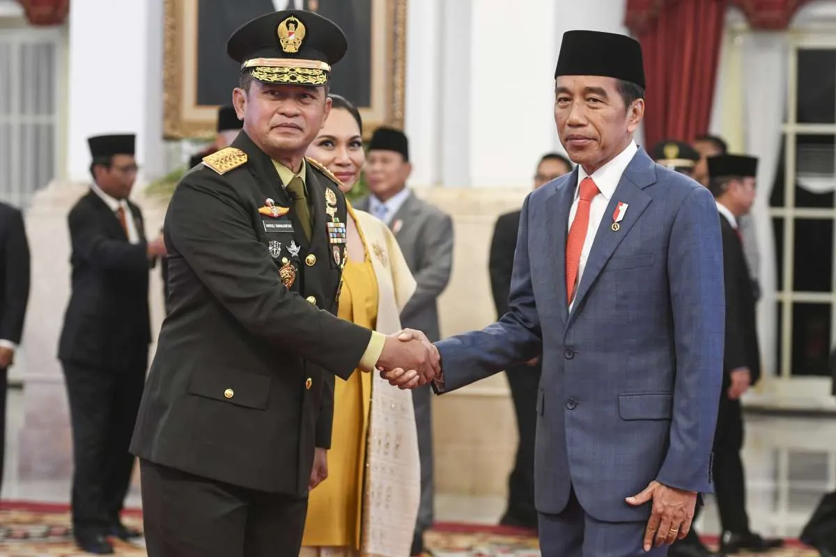 Jokowi Resmi Lantik Letjen Maruli Simanjuntak Jadi KSAD