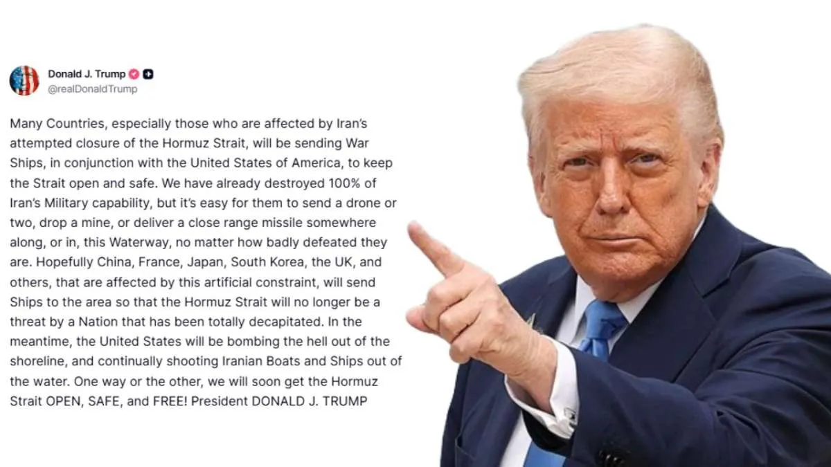 Trump Bersumpah Bebaskan Selat Hormuz dari Iran, Minta Bantuan Kirim Kapal Perang