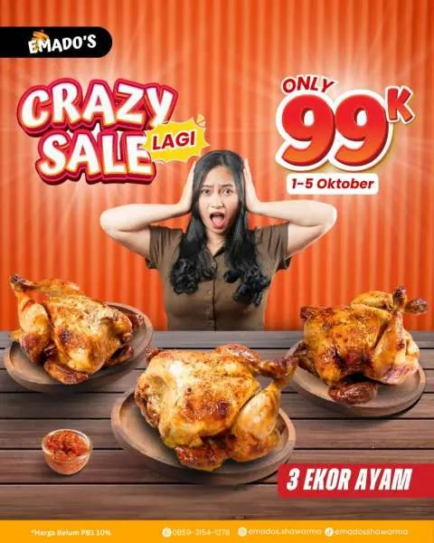 Promo Emados Crazy Sale 1-5 Oktober 2025