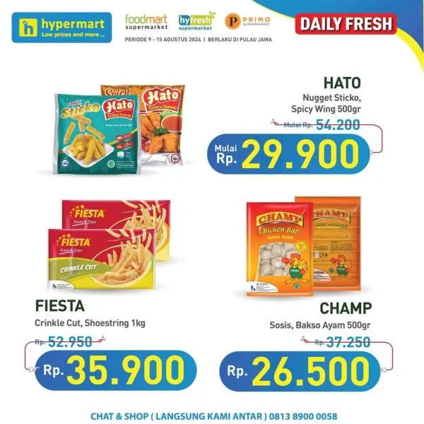 Promo JSM Hypermart Hyper Diskon Weekend Periode 9-12 Agustus 2024