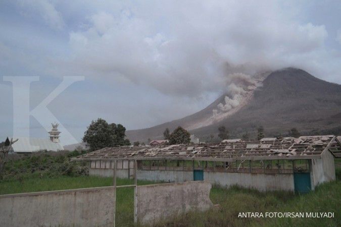 Gunung Sinabung kembali meletus hari ini