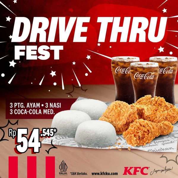 Promo KFC Drive Thru Fest Terbaru di Bulan September 2023