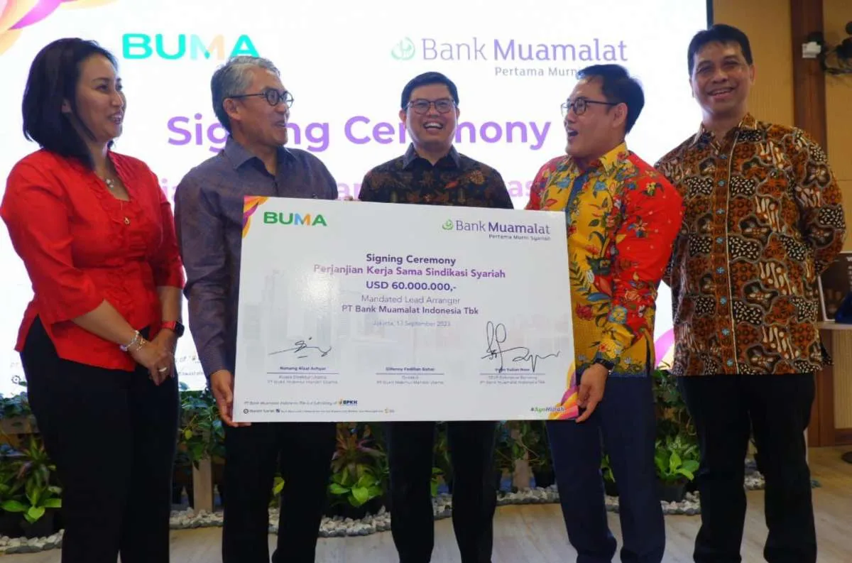 Bank Muamalat Beri Pembiayaan US$ 50 Juta untuk Anak Usaha Delta Dunia Makmur (DOID)