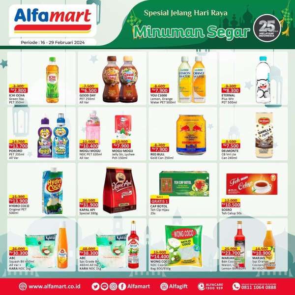 Promo Alfamart Minuman Jelang Ramadan 16-29 Februari 2024