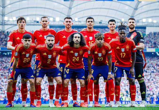 Prediksi Line Up Spanyol di Laga Spanyol vs Prancis, Semifinal EURO 2024