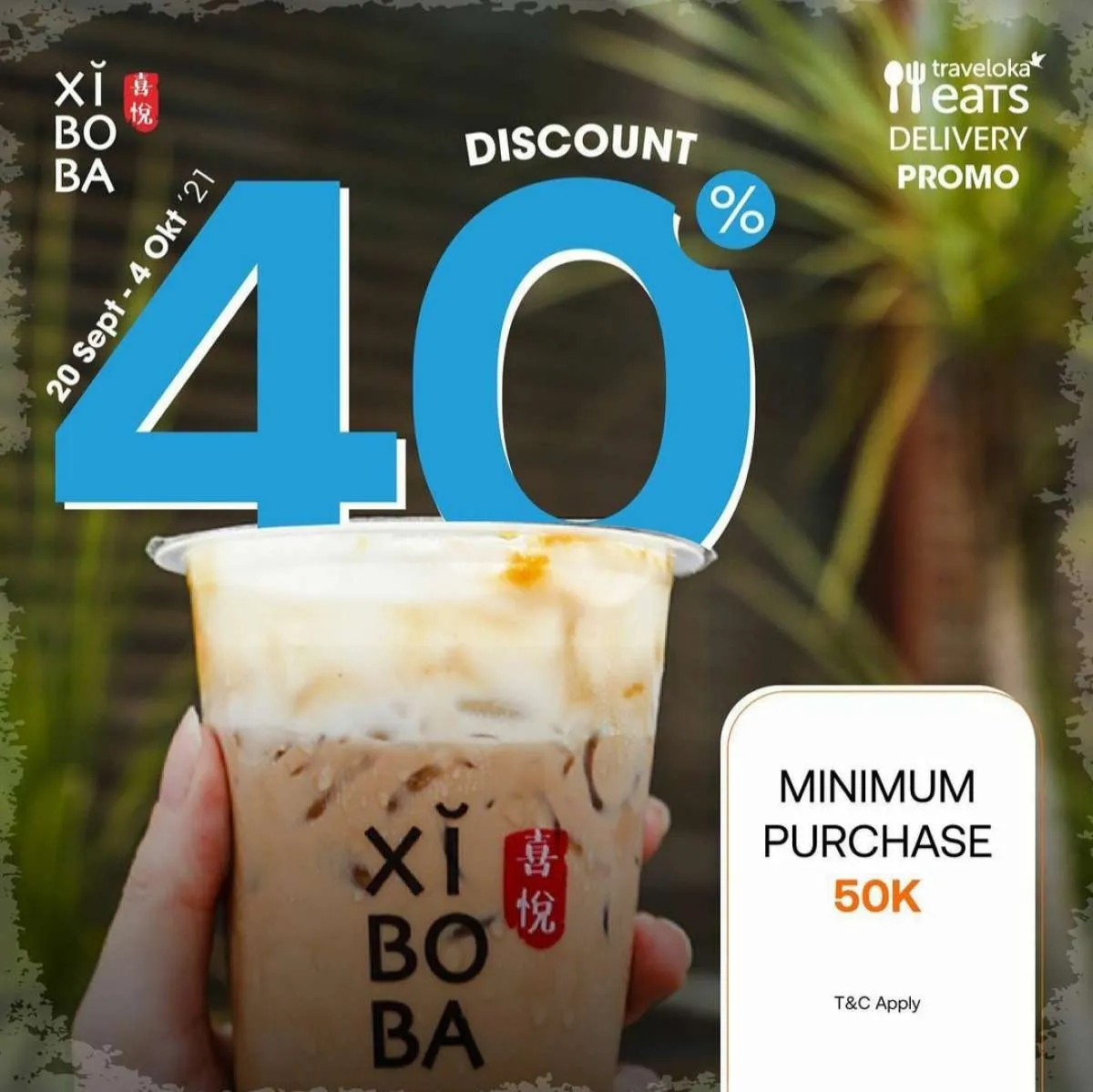 Promo Xi Bo Ba, Semua Menu Diskon 40% via Traveloka Eats