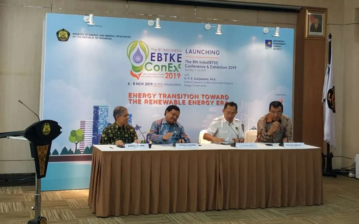 Pameran energi terbarukan EBTKE ConEX 2019 digelar November mendatang