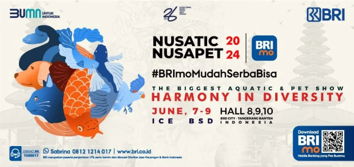 Seru-seruan di Akhir Pekan di Nusatic Nusapet 2024 Pakai BRImo