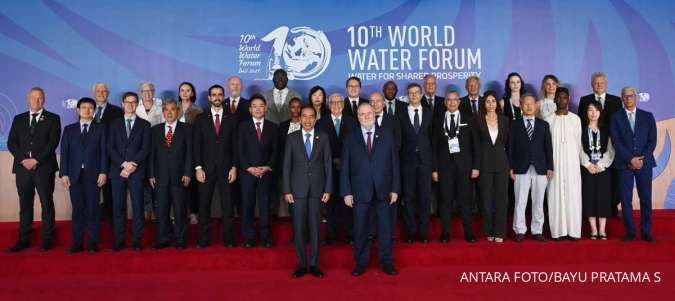 Buka World Water Forum, Jokowi: 500 Juta Petani Rentan Mengalami Kekeringan pada 2050