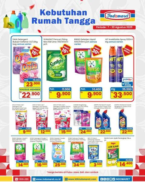 Promo Indomaret Super Hemat Periode 7-20 Agustus 2025