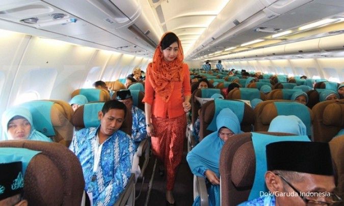 Garuda Indonesia (GIAA) mengaku terpuruk akibat layanan umrah dihentikan