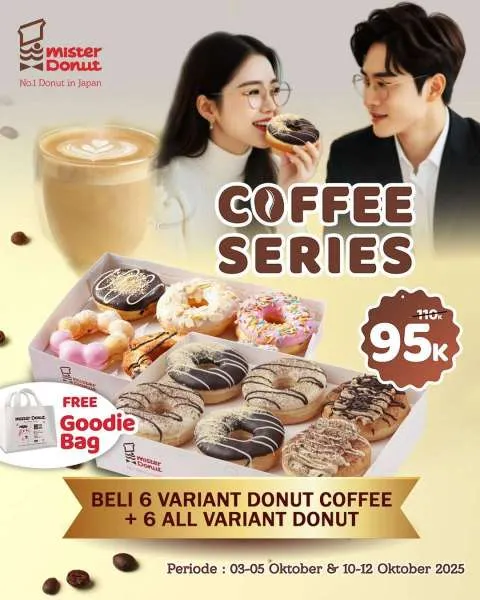 Promo Mister Donut Coffee Series Oktober 2025