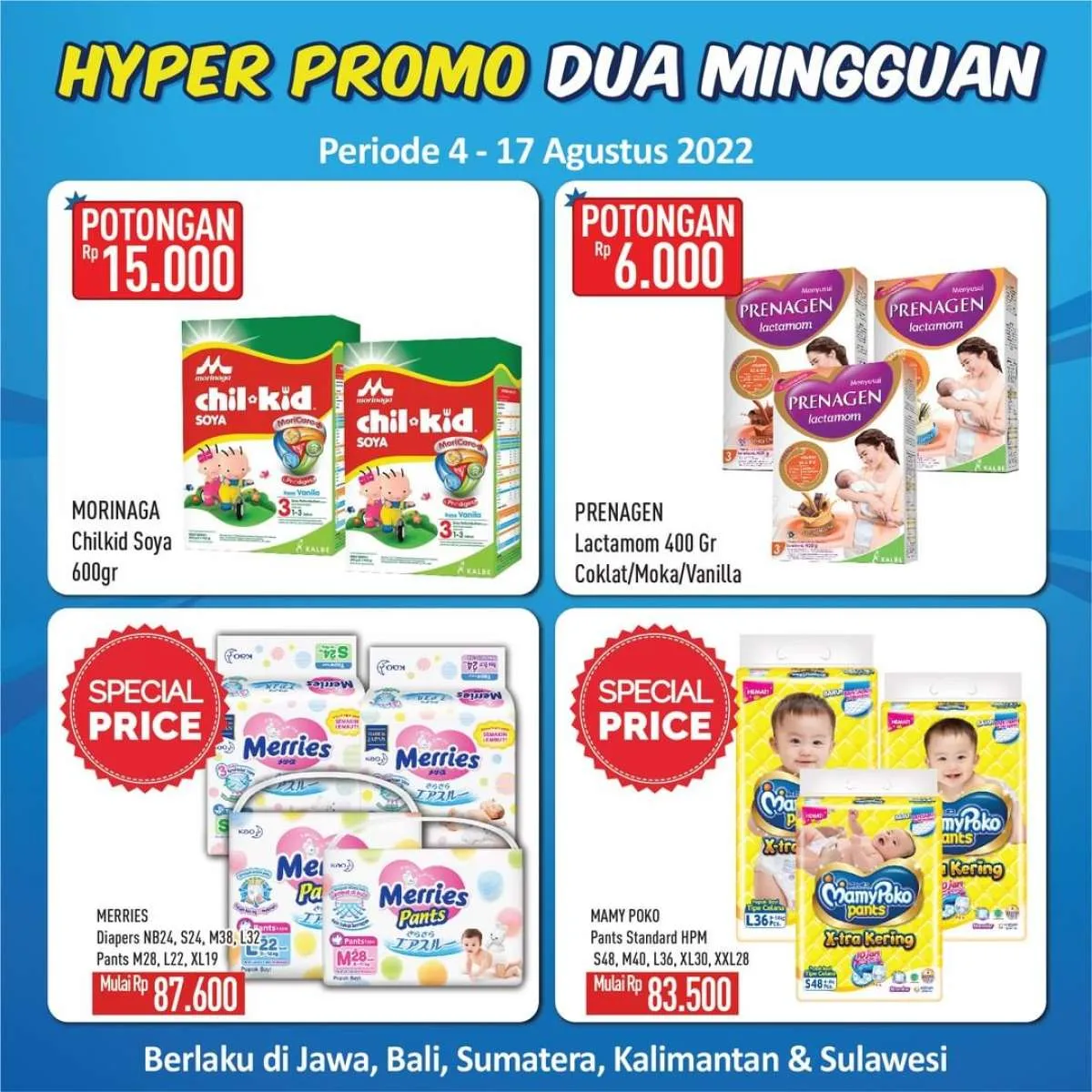 Katalog Promo Hypermart Dua Mingguan Periode 4-17 Agustus 2022