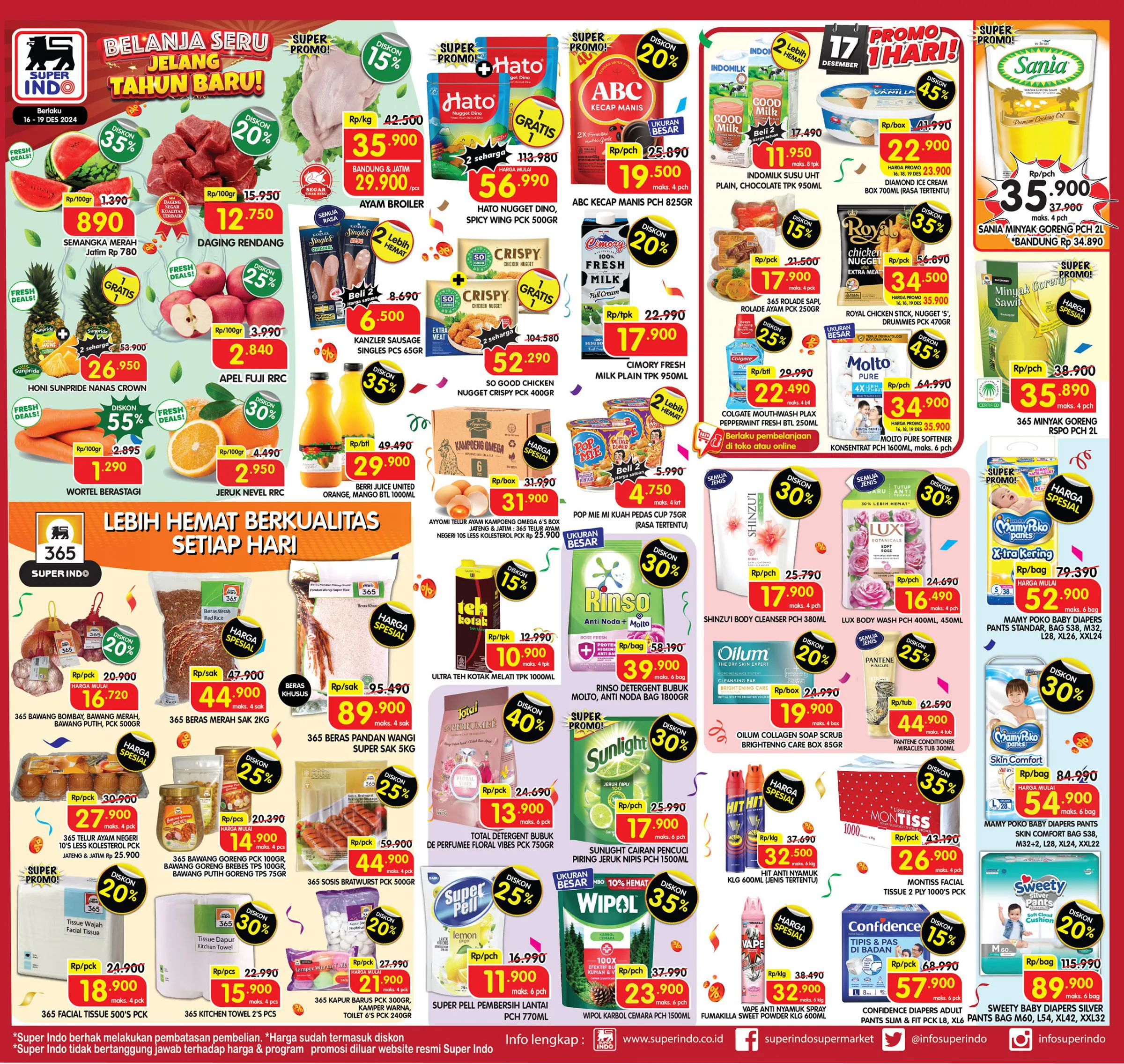Promo Superindo Weekday 16-19 Desember 2024